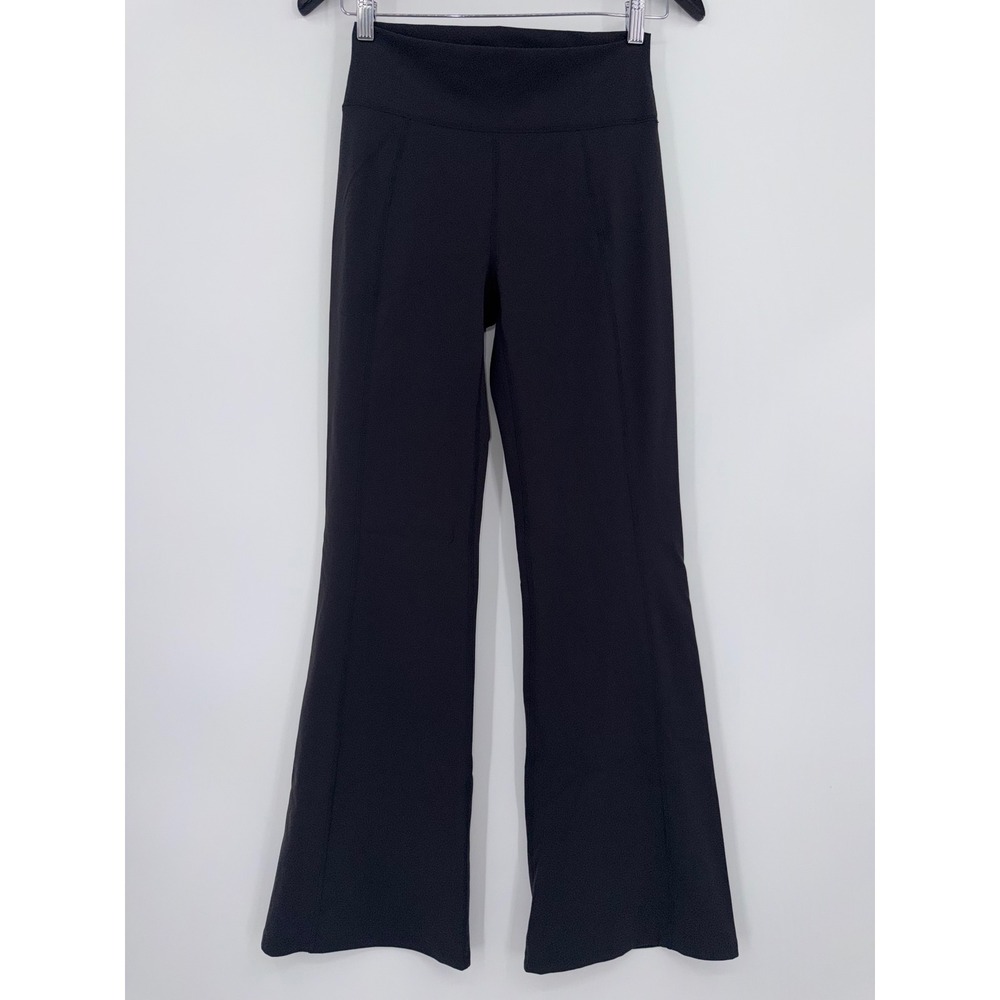 Z by Zella Black High Waisted Flare Leggings Yoga Pants Womens Size Medium